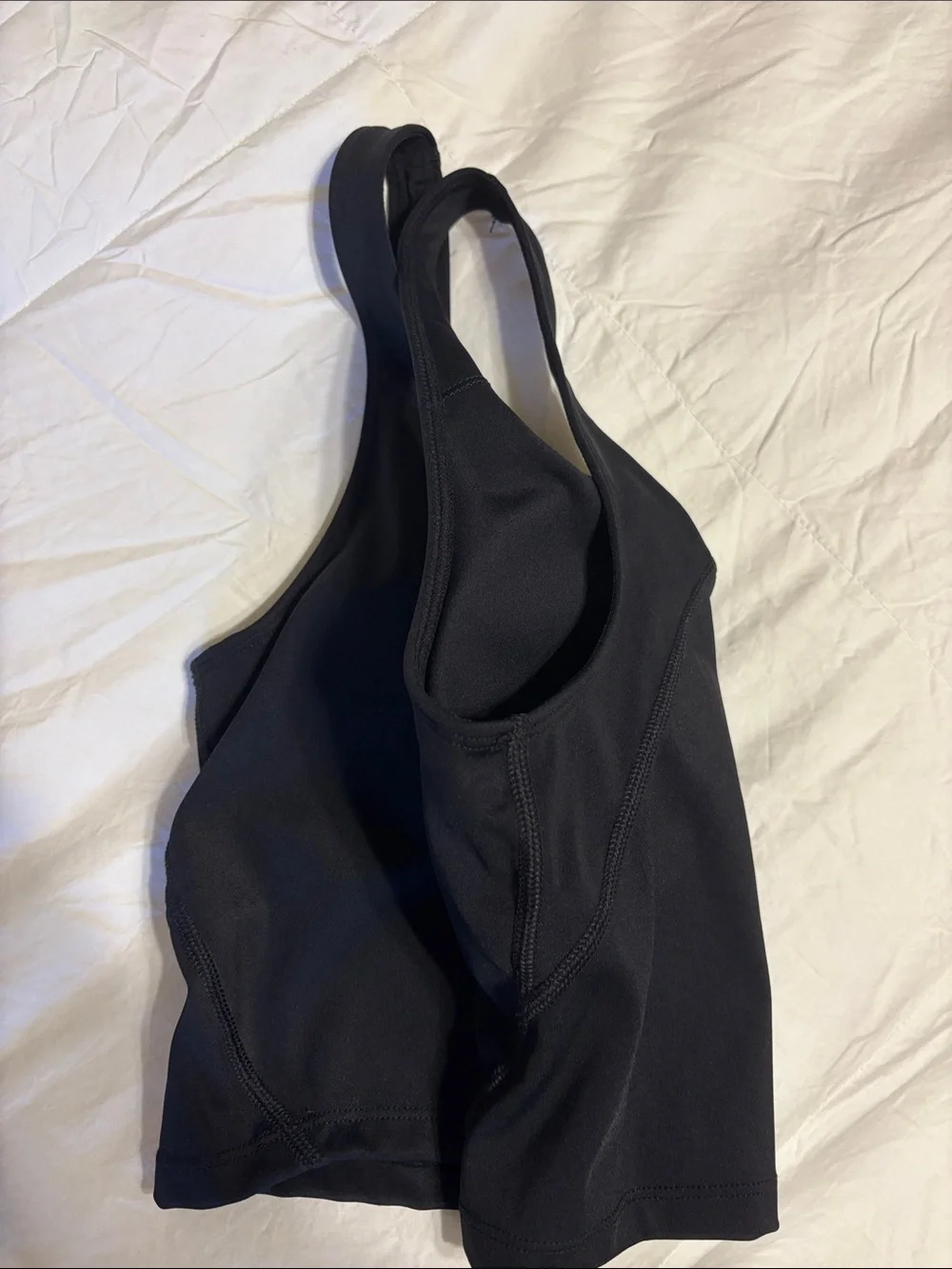 Lululemon athletica Black Scoop Crop Tank Top - Women NWOT